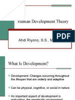 Human Development Theory: Ahdi Riyono, S.S., M.Hum