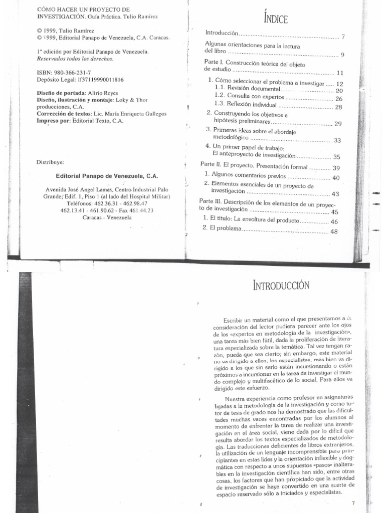 Como Hacer Un Proyecto de Investigacion. Guia Practica PDF | PDF