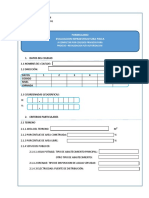 Formulario de Instalaciones de Colegios