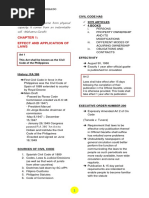 Effect and Application of Laws: Civil Code Has