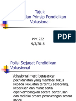 Tajuk 2. Polisi Dan Prinsip Pendidikan Vokasional