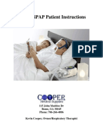 CPAP Patient Instructions 