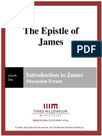 The Epistle of James – Lesson 1 – Forum Transcript