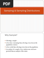 Sampling & Sampling Distributions