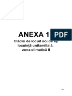 Anexa12 Clădiri de Locuit Noi de Tip Locuinţă Unifamilială, Zona Climatică II