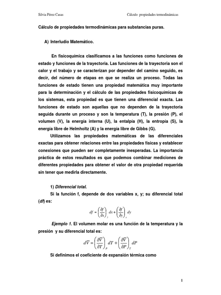 Propiedadestermodinamicas 14534 PDF | PDF | Gases | Termodinámica