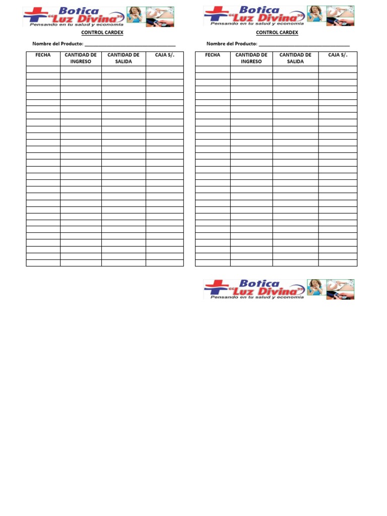 Control de Inventario Cardex | PDF