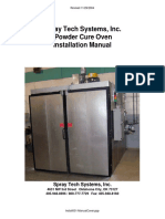 Spray Tech Systems, Inc. Powder Cure Oven Installation Manual