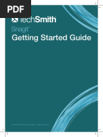 Getting Started Guide: © 2013 Techsmith Corporation. All Rights Reserved