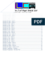 A To Z of Pop Track Lists PDF