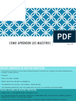 Como Aprenden Los Maestros PDF