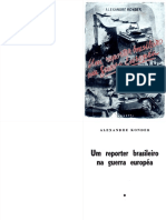 Repórter Brasileiro Na Guerra Europeia, Um - Alexandre Konder