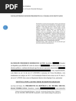 Rede apresenta pedido de impeachment de Temer à Presidência da Câmara