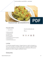Guacamole (Avokádókrém) Recept - APRÓSÉF