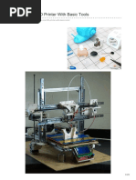 A Low Cost 3D Printer With Basic Tools