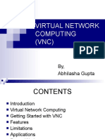 Virtual Network Computing (VNC) : By, Abhilasha Gupta