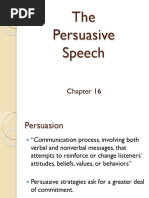 chapter 16 ppt the persuasive speech