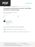 HIKIJI - Etnografia Da Performance Musical