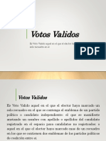 Votos Validos