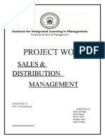 Project Work: Sales & Distribution Management