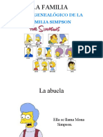 Árbol genealógico familia Simpson