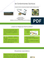 Análisis de Contaminantes Químicos: Método CH-5: Determinación de Las Emisiones Desde Fuentes Estacionarias