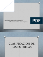 clasificacion de empesas