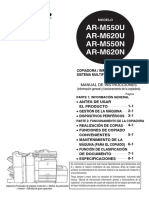 Manual Usuario Sharp AR-M 550U 