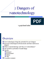 The Dangers of Nanotechnology: V.gopichand India