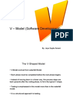 V - Model (Software Development) : By: Jaya Gupta Asnani