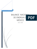 Analisis balance nacional de energia