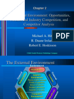The External Environment: Opportunities, Threats, and Industry Competition, and Competitor Analysis