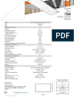 Ficha LED Pan Slim 72W