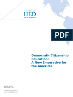 Democratic Citizenship Education: A New Imperative For The Americas