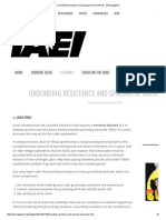 Grounding Resistance and Spacing of Ground Rods ‹ IAEI Magazine
