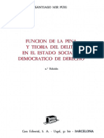 Funcion de la pena y teoria del delito en el Estado social y democratico de derecho - Santiago Mir Puig.pdf
