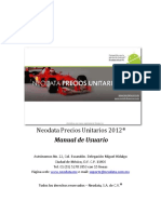 Neodata Precios Unitarios 2012 Manual De