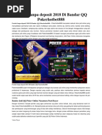 Download Freebet Tanpa Deposit 2018 Di Bandar QQ Pokerhotbet888 by Hotbet888 SN376781725 doc pdf