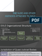 DOLE Organizational Structure and Jurisdiction Breakdown