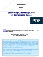 Safe Storage, Handling & Use of Compressed Gases