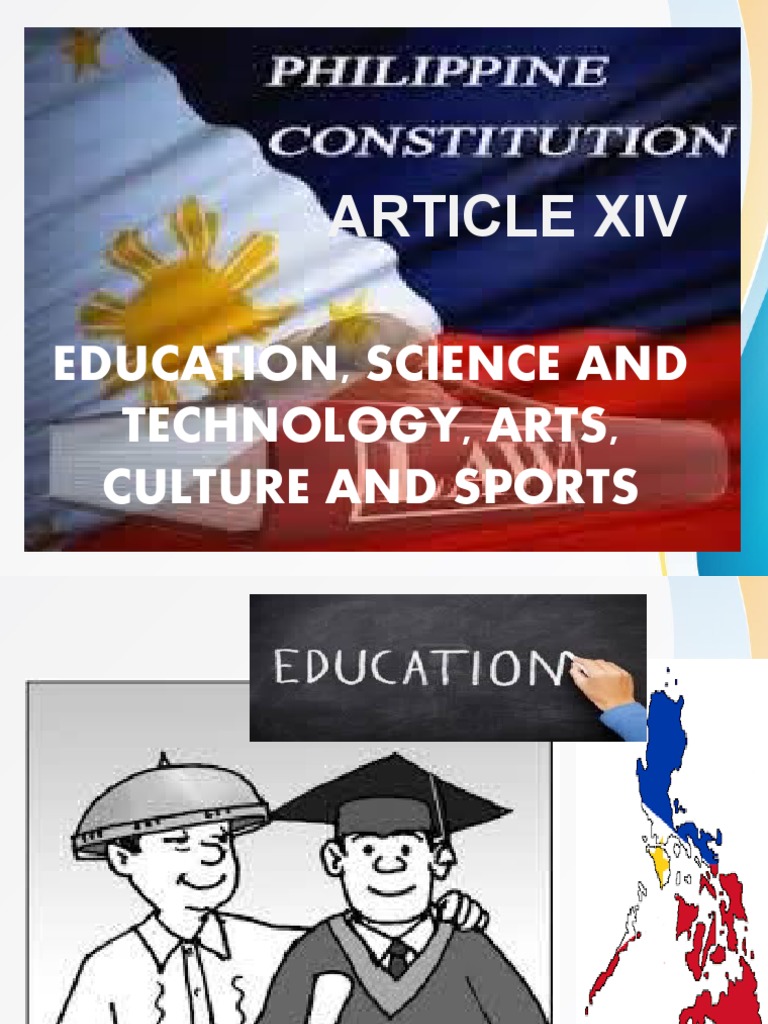 Article Xiv Education, Science and Technology, Arts, Culture and