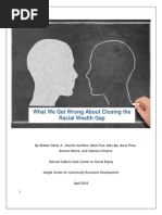 What We Get Wrong About Closing The Racial Wealth Gap