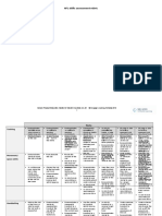 Afl Rubric