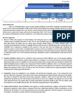 Company Analysis- NESCO Ltd