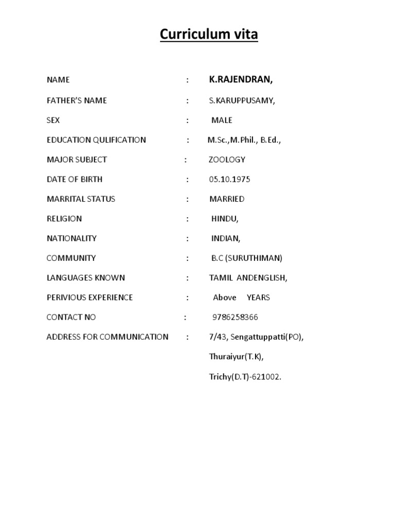 Rajendran Resume | PDF
