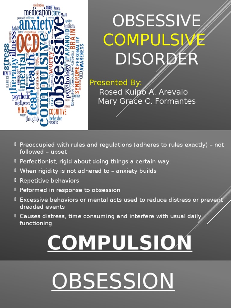 Compulsive Obsessive Disorder PDF Disorder