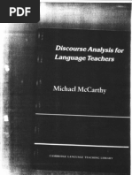 Download Michael McCarthy - Discourse Analysis for Language Teachers by Adi Muresan SN37679794 doc pdf