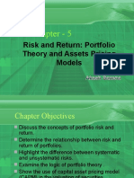 Chapter - 5: Risk and Return: Portfolio Theory and Assets Pricing Models