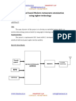 Touch Panel Based Modern Restaurants Atomization Using Zigbee Technology