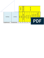 Skill Matrix Template